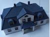 Download the .stl file and 3D Print your own House with Carport HO scale model for your model train set.